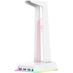 Onikuma ST-2 White RGB стойка за слушалки с USB хъб (ON-ST2/WH)