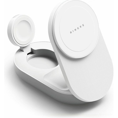 RINGKE 3in1 magnetická MagSafe skladacia 25W Qi2.2 biela (8800328816565)