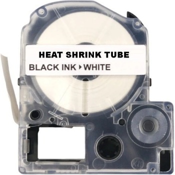Compatible Epson LK-3WBA5, 5mm x 2, 5m, черен печат / бял фон, свиваема лента, съвместима (LK-3WBA5)