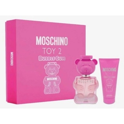Moschino Toy 2 Bubble Gum telový krém 50 ml + EDT 30 ml darčeková sada