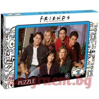 Image 1 of Winning Moves Пъзел Friends WM01040 - 1000 части - Апартаментът (WM01040)