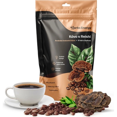 Herbs Energy Coffee Mix arabská s 6 adaptogeny 100 g – Zboží Dáma