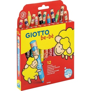 GIOTTO Be-Bé Комплект цветни моливи Смес 12 бр (<![CDATA[F482000]]>)