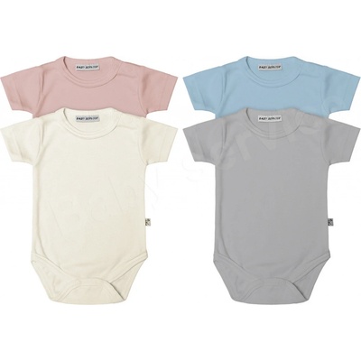 Baby Service Body krátky rukáv Ružové