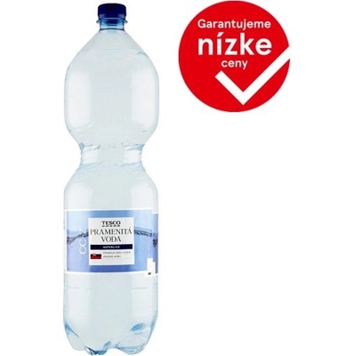 Tesco Pramenitá voda neperlivá 2 l