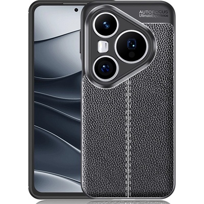 Huawei Pura 80 Pro / Pura 80 Pro+ Удароустойчив Litchi Texture Калъф и Протектор