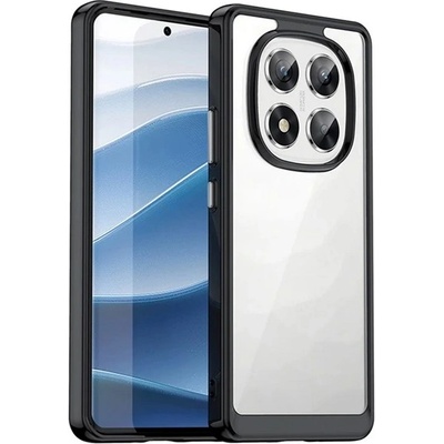 Gigapack Xiaomi Poco X7 GIGAPACK Силиконов протектор за телефон, удароустойчив, прозрачен гръб, ЧЕРЕН GP-166716 (GP-166716)