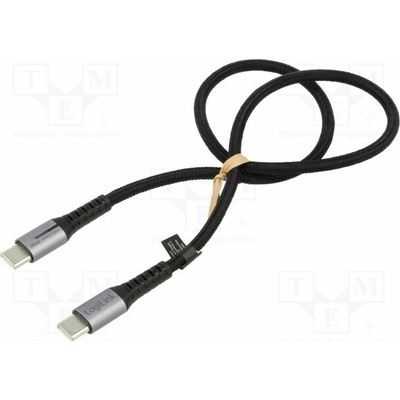 Logilink CU0421 USB 2.0 USB C vidlice z obou stran 0,5m černý