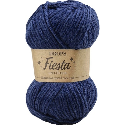Drops Fiesta uni colour 09 navy modrá