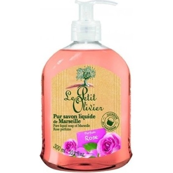 Le Petit Olivier prírodné tekuté mydlo s olivovým olejom Ruže 300 ml