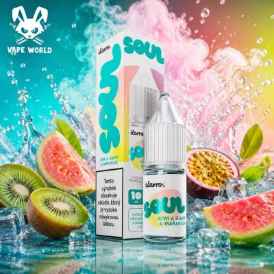 Klarro Soul Salts Kiwi a Guava a Marakuja 10 ml 20 mg