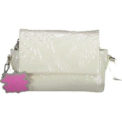 Desigual štýlová dámska kabelka 22X15X8cm Biela