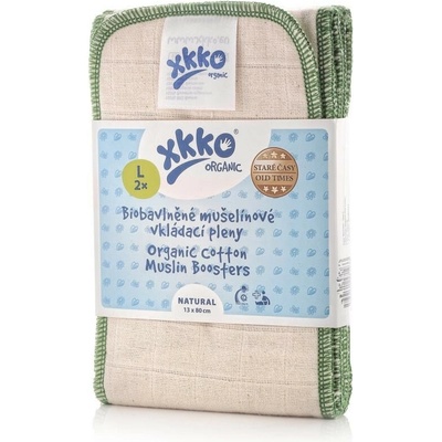 XKKO Organic Old Times Natural Vkladacie L 2 ks