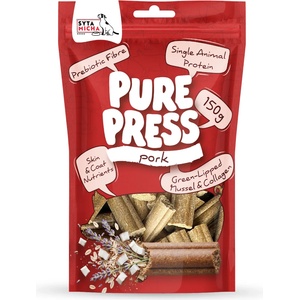 Syta Micha Студено пресовани лакомства със свинско за кучета Pure Press Pork 150 г