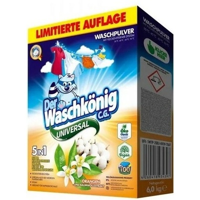 Waschkönig Orange prací prášek Univerzal 6,5 kg 100 PD