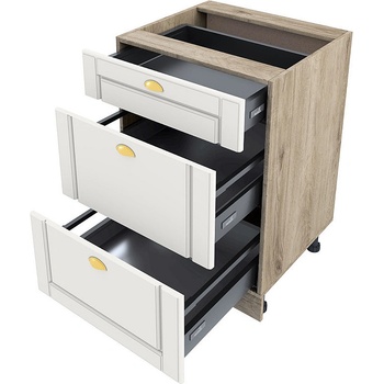 ИРИМ Долен кухненски шкаф Сити АРФ-Бяло мат-09-54 60 см