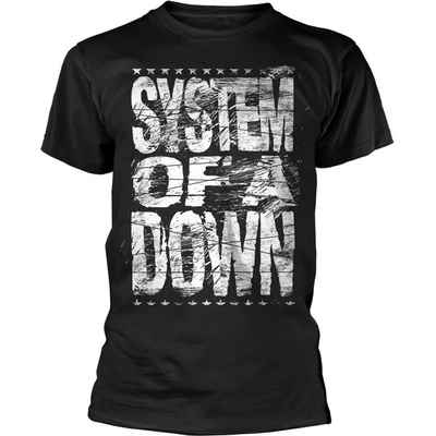 System of a Down Distressed Black 2XL Риза (PH13565XXL)