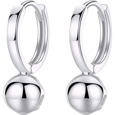 Silenti Jewelry Сребърни обеци "Кълбо