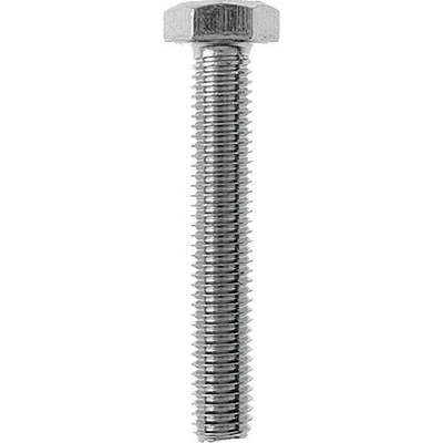 Profi Depot Metrická skrutka DIN 933, šesťhranná hlava, M6 × 25 mm, oceľ, 100 ks 4024506267114