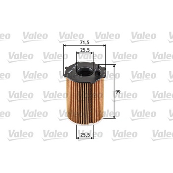 VALEO Olejový filter 586500