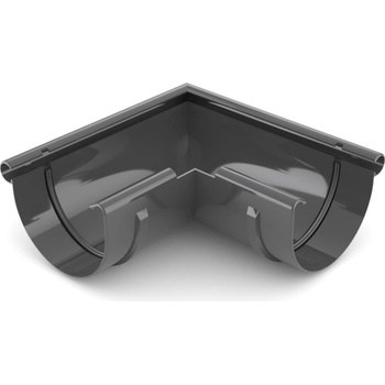 Covernit Plastový roh žľabu vonkajší 125 mm antracit