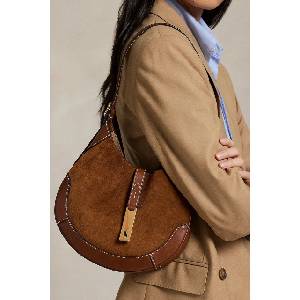 Ralph Lauren чанта тип хобо дамска от кожа (428945972)