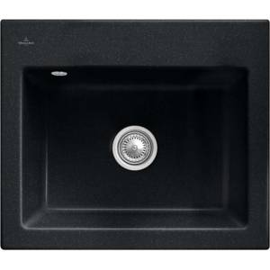 Villeroy & Boch Subway 60 - Керамична мивка 60x51 см, CeramicPlus, хромит 330901J0 (330901J0) Мивка за вграждане