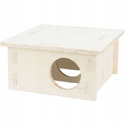 Trixie Dřevěný domek pro hlodavce 2 komory 25 x 12 x 25 cm