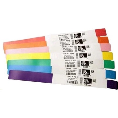 Zebra Z-Band Direct náramkové pásky, DT, 25 mm x 279 mm, 6 x 200 ks, modrá