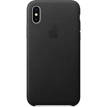Apple Leather Case - iPhone X case black