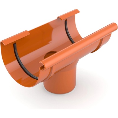 Bryza Kotlík 75/63 mm RAL 8004 tehlovo červená