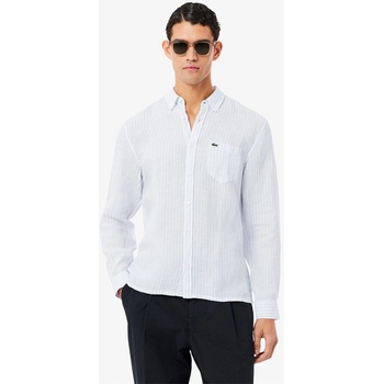 Lacoste Риза с дълъг ръкав Lacoste Men's Long Sleeve Patterned Shirt - Blue 29I