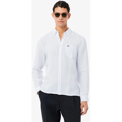 Lacoste Риза с дълъг ръкав Lacoste Men's Long Sleeve Patterned Shirt - Blue 29I