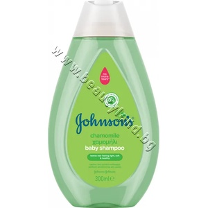 Johnson's Baby Шампоан Johnson's Baby Shampoo with Camomile, 300 ml, p/n s17052 - Нежен бебешки шампоан с екстракт от лайка (s17052)