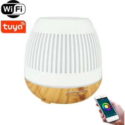 BOT Smart aroma difuzér B10 bílá / světle hnědé dřevo 400 ml