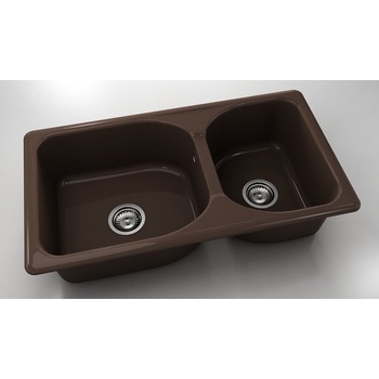 Image 1 of FAT Mивка Classic 213, Polymer marble, 18 Тъмно венге, с включен сифон