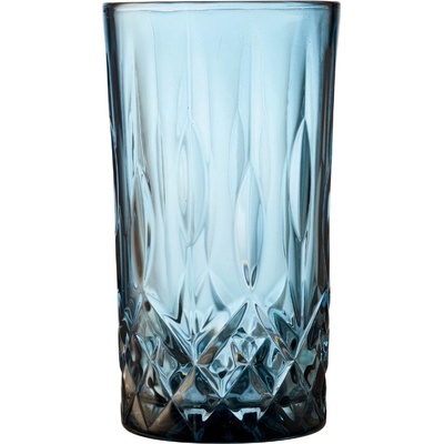 Lyngby Glas Set čtyř modrých sklenic Sorrento 380 ml