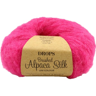 Drops Brushed Alpaca Silk UNI 18 třešeň