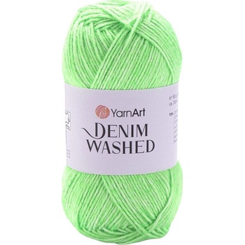 YARNART Denim Washed 912 Neon Green Плетива прежда (Denim Washed 912)