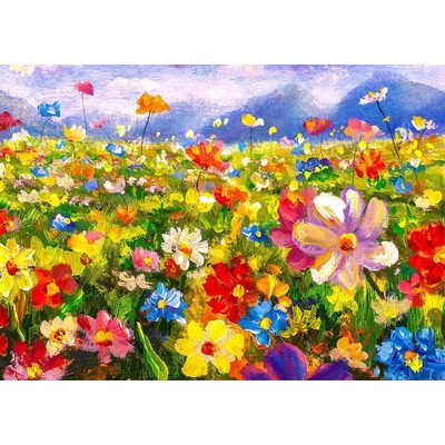 Enjoy - Puzzle Colorful Flower Meadow - 1 000 piese