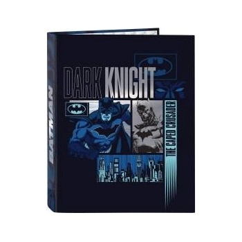 Batman Папка с пръстени Batman Legendary Морско син A4 26.5 x 33 x 4 cm