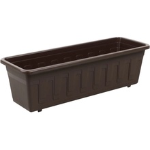 PLASTKON Samozavlažovací truhlík Garden Flor 40 cm hnedá
