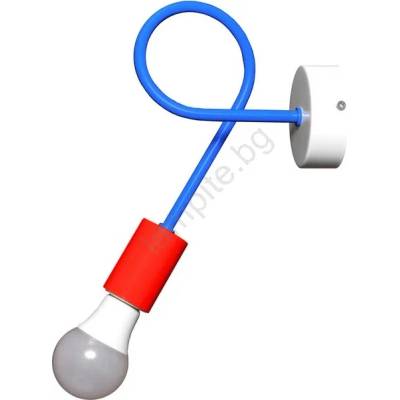 Helam Детскo Стенна лампа OXFORD 1xE27/15W/230V червена (HE0494)