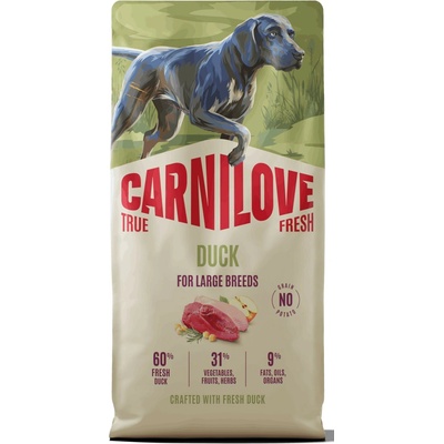 Carnilove True Fresh Dog Adult Large Breed Duck 12 kg