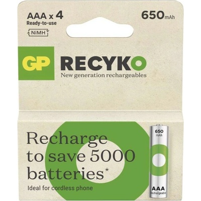 GP ReCyko 650 mAh B25164 4 ks