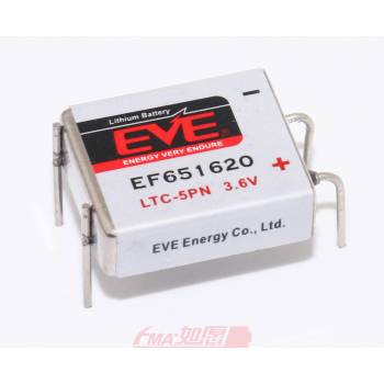 EVE Литиево тионилхлоридна батерия LTC-5PN industrial 3, 6V 550mAh EVE BATTERY (EVE-BL-5PN-S1)