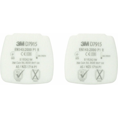 3M Secure Click D7915 Částicový filtr P1 R - balení 4ks