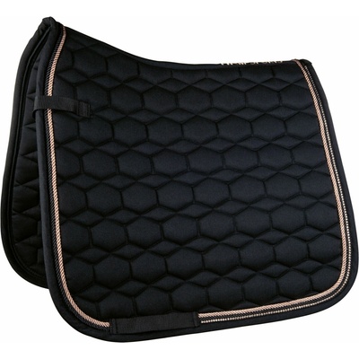 HKM Podsedlová dečka Rosegold Glamour Style černá