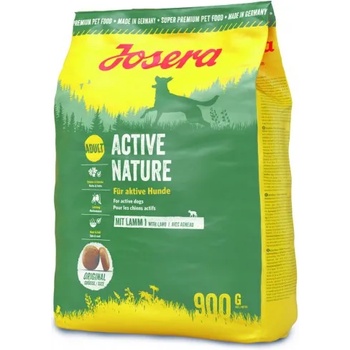 Josera dog active nature adult, пълноценна храна за порастнали кучета с пилешко и агнешко месо 0, 900 кг, Германия - 50005778