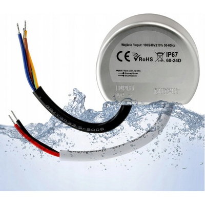 BERGE LED zdroj do boxu - 24V - 10W - 0,42A - IP67 PS-DP-24V-10W